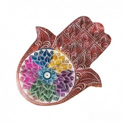 ORIGEN Home Decor Fatima Hand Accessories Natura | Figure à main multicolore - 2x20x16cm