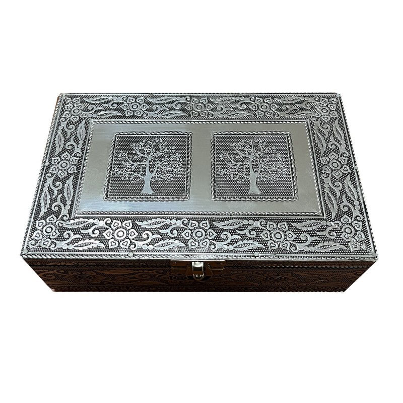 ORIGEN Home Decor Box Life Boîtes et bijoux | Boîte blanche rectangulaire - 6x21x13cm