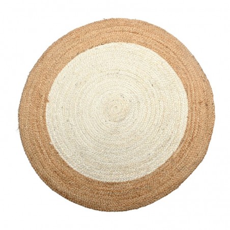 ORIGEN Home Decor Carpet Carombras | Tapis d'entrée brun rond - 1x60x60cm