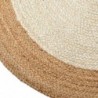 ORIGEN Home Decor Carpet Carombras | Tapis d'entrée brun rond - 1x60x60cm