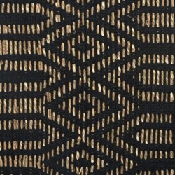 ORIGEN Home Decor Carpet Carombras | Tapis d'entrée noir rectangulaire - 1x80x50cm