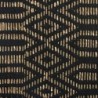 ORIGEN Home Decor Carpet Carombras | Tapis d'entrée noir rectangulaire - 1x80x50cm