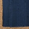 ORIGEN Home Decor Carpet Carombras | Tapis d'entrée bleu rectangulaire - 1x80x50cm