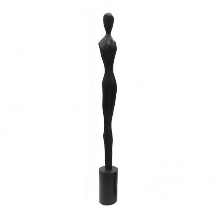 ORIGEN Home Decor Figure Sculpture africaine plusieurs | Figure de bureau noir - 90x10x10cm