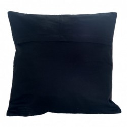 ORIGEN Home Decor Coussin avec coussins et routes de remplissage | Coussin noir carré - 10x40x40cm