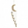 ORIGEN Home Decor Mobile Luna et Star Adorno Metal | Pendent en métal brun - 38x7x2cm