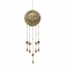 ORIGEN Home Decor Mobile Adorno Co -Holy Metal | Pendant en métal doré - 40x10x1cm