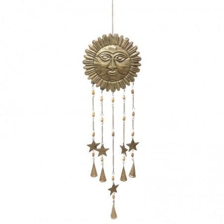 ORIGEN Home Decor Mobile Adorno Co -Holy Metal | Pendant en métal doré - 40x10x1cm