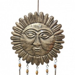 ORIGEN Home Decor Mobile Adorno Co -Holy Metal | Pendant en métal doré - 40x10x1cm