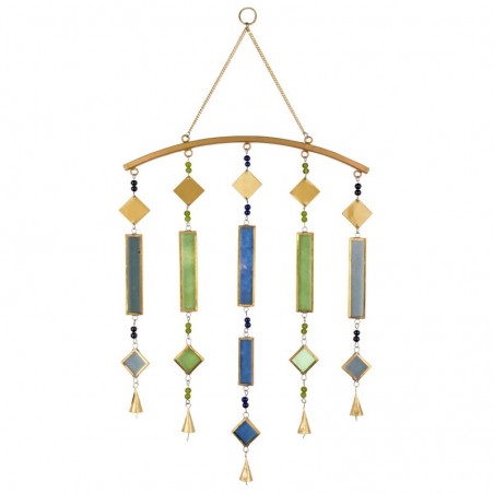 ORIGEN Home Decor Mobile Adorno Collant Rhombos | Pendant multicolore - 76x39x2cm