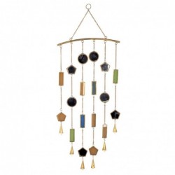 ORIGEN Home Decor Pendant les formes géométriques du pendentif | Pendant multicolore - 94x35x2cm