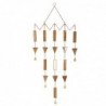 ORIGEN Home Decor Momil adorno suspendu triangles | Pendant brun - 99x50x2cm