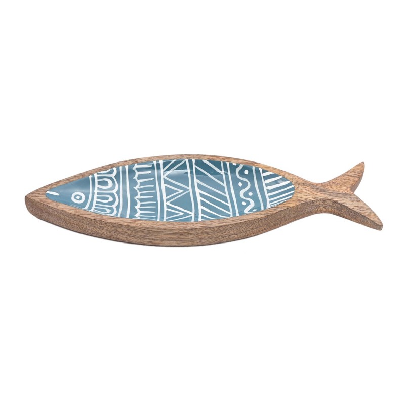 ORIGEN Home Decor Fish Tray | Plateau de décoration bleu - 3x31x9cm