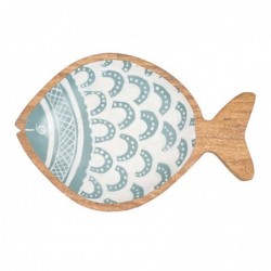 ORIGEN Home Decor Fish Tray | Plateau de décoration bleu - 3x26x16cm