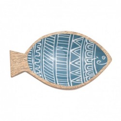 ORIGEN Home Decor Fish Tray | Plateau de décoration bleu - 4x18x11cm