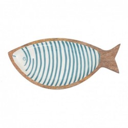 ORIGEN Home Decor Fish Tray | Plateau de décoration bleu - 3x36x16cm