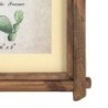 By SIGRIS Picture murale 2 cadre en bois marron photo 36 * 4 * 25cm Image