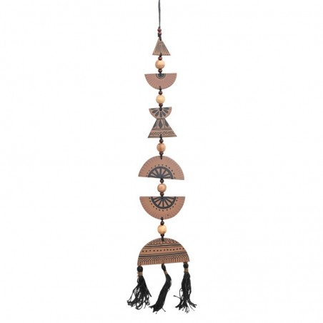 ORIGEN Home Decor Suspension en bois suspendu | Pendant brun - 90x17x3cm