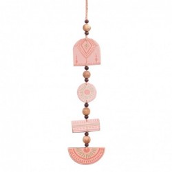 ORIGEN Home Decor Suspension en bois suspendu | Pendentif orange - 45x12x2cm