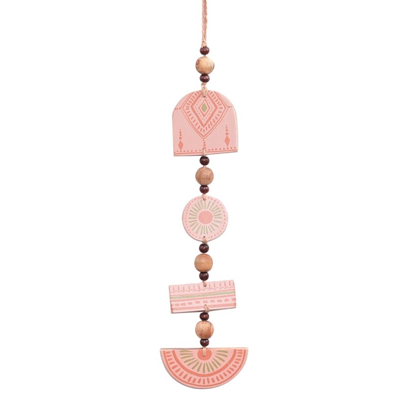 ORIGEN Home Decor Suspension en bois suspendu | Pendentif orange - 45x12x2cm