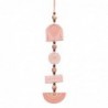 ORIGEN Home Decor Suspension en bois suspendu | Pendentif orange - 45x12x2cm