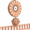 ORIGEN Home Decor Suspension en bois suspendu | Pendentif orange - 32x16x3cm