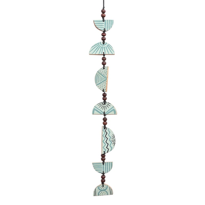 ORIGEN Home Decor Suspension en bois suspendu | Pendant vert - 52x8x1cm