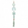 ORIGEN Home Decor Suspension en bois suspendu | Pendant vert - 65x11x2cm