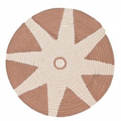 ORIGEN Home Decor Decoration Decoration Pictures | Boîte brune ronde - 20x20x1cm