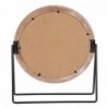 ORIGEN Home Decor Mirror Mirrors | Miroir brun rond - 29x25x9cm