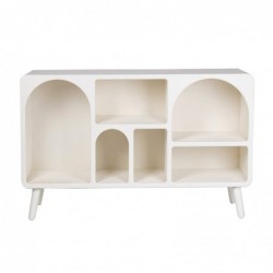 ORIGEN Home Decor Meubles de meubles à la console de meubles | Blanc - 78x120x35cm