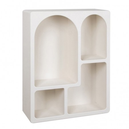 ORIGEN Home Decor Étagères à mobilier auxiliaires | Blanc - 80x60x24cm