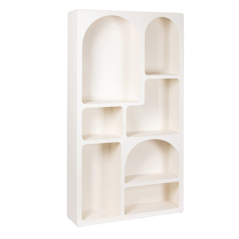 ORIGEN Home Decor Meubles étagères auxiliaires | Étagère blanche - 180x97x26cm