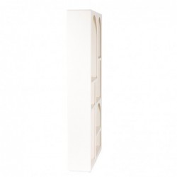 ORIGEN Home Decor Meubles étagères auxiliaires | Étagère blanche - 180x97x26cm