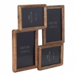 ORIGEN Home Decor Frame Frame Marcos | Cadre noir - 33x33x3cm