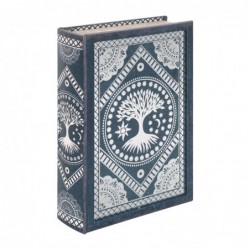 ORIGEN Home Decor Box Box Book Book | Boîtes de livre bleu rectangulaire - 30x21x7cm