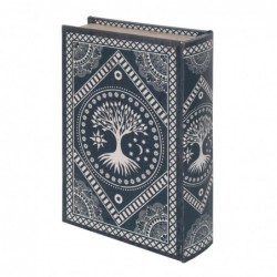 ORIGEN Home Decor Box Box Book Book | Boîtes de livre bleu rectangulaire - 30x21x7cm