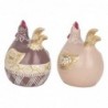 ORIGEN Home Decor Figure Gallina 2 U Animaux | Figure de poulet multicolore - 10x9x7cm