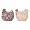 ORIGEN Home Decor Figure Gallina 2 U Animaux | Figure de poulet multicolore - 14x15x11cm