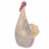 ORIGEN Home Decor Figure Gallina Animaux | Figure de poulet beige - 27x17x10cm