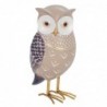 ORIGEN Home Decor Buhos Buhos Figure | Figure de hibou beige - 14x8x7cm