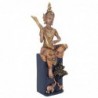 ORIGEN Home Decor Bouddha Bouddh Buddhas | Figure de Bouddha en or - 35x12x9cm