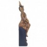 ORIGEN Home Decor Bouddha Bouddh Buddhas | Figure de Bouddha en or - 35x12x9cm