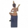 ORIGEN Home Decor Bouddha Bouddh Buddhas | Figure de Bouddha en or - 35x12x9cm