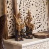 ORIGEN Home Decor Bouddha Bouddh Buddhas | Figure de Bouddha en or - 35x12x9cm