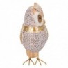 ORIGEN Home Decor Buhos Buhos Figure | Silver Owl Figure - 18x10x9cm