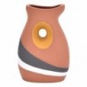 ORIGEN Home Decor Jarrón Jarrones et Portavelas | Vase brun - 20x14x9cm