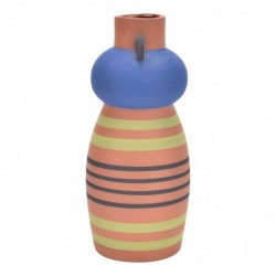 ORIGEN Home Decor Jarrón Jarrones et Portavelas | Vase brun - 28x13x13cm