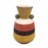 ORIGEN Home Decor Jarrón Jarrones et Portavelas | Vase multicolore - 19x12x12cm