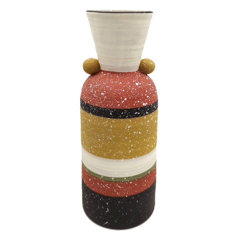 ORIGEN Home Decor Jarrón Jarrones et Portavelas | Vase multicolore - 28x10x10cm